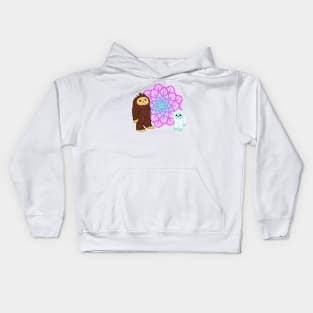 Baby Squatch and Yeti Kids Hoodie